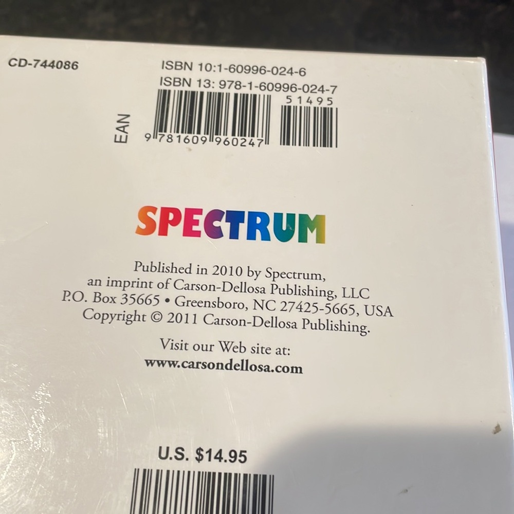 Spectrum Math Flash Cards 324count - Picture 8 of 9